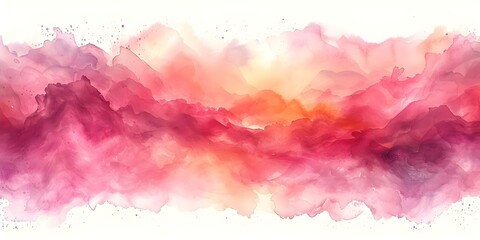 Vector Illustration of a Serene Watercolor Background with a Gentle Touch. Concept Vector Illustration, Serene, Watercolor Background, Gentle Touch