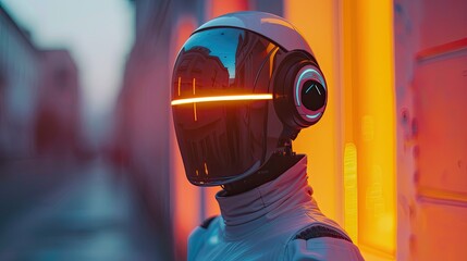 Color photo of an AI powered customer support chatbot providing instant assistance