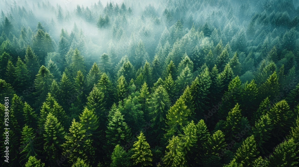 Poster sustainable forestry practices using satellite monitoring