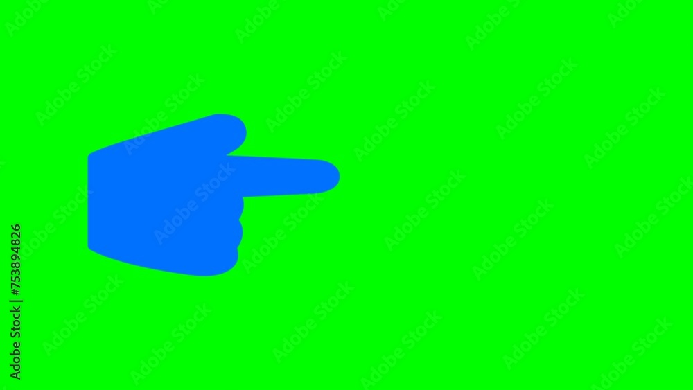 Aufkleber motion graphics right arrow animation with transparent background.