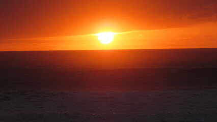 sunrise over the sea