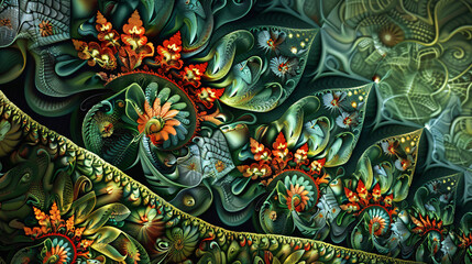 Fractal_Style Backgrounds mesmerize with intricat