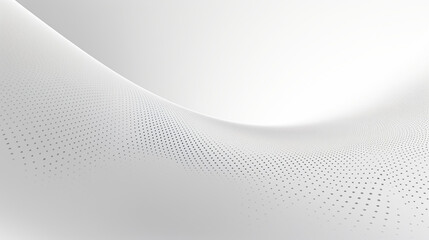 White dotted curved texture, modern website or presentation minimalistic background - obrazy, fototapety, plakaty