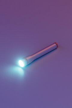a flashlight