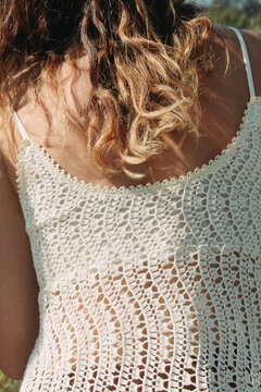 Curly Hair in Sunlight