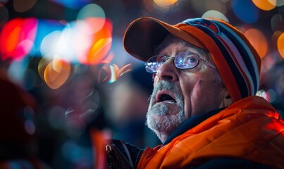 Super Bowl Sunday with a candid photograph of a fan experiencing a range of emotions