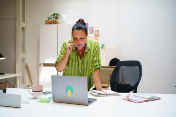 business woman at office 
