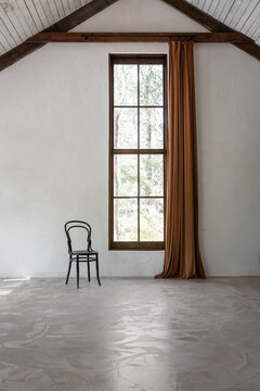 Large empty barn studio interior