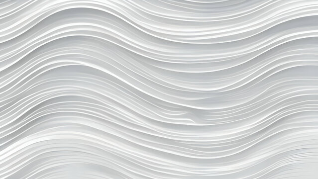 White color abstract wavy background