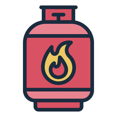 Gas tank Cylinder icon