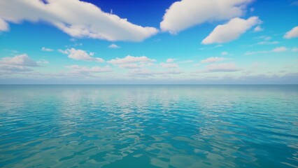 Clouds over the ocean