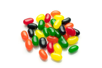 Sweet Selection: 4K Ultra HD Image of Variety of Candies on White Background