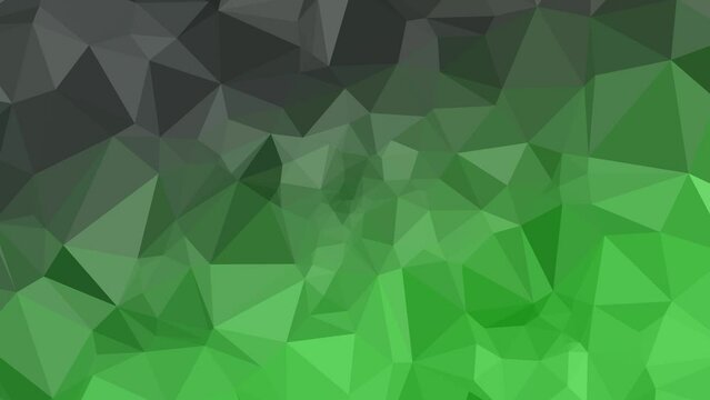 Abstract Motion Elegance: Vibrant Low Poly Triangle Spiral Symphony with Mesmerizing Dance and Dynamic Patterns