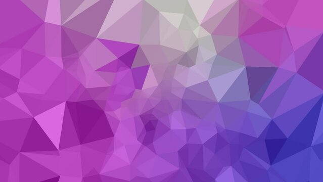 Vibrant Low Poly Spirals: Mesmerizing Abstract Triangle Motion Symphony with Radiant Emanation