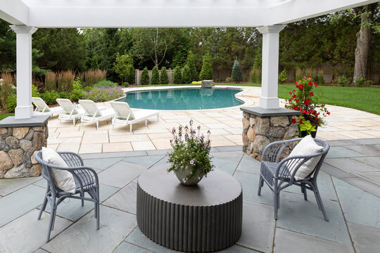  Luxury residence  Home outdoor terrace patio swimming pool 