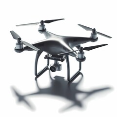 Drone isolated on white background