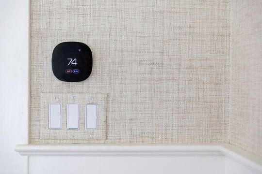 Wall Temperature digital Thermostat  Contemporary Home wallpaper 