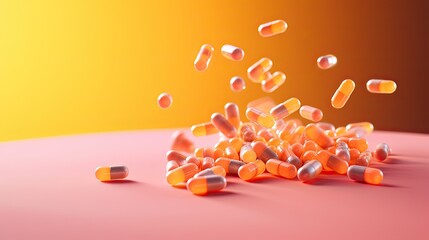background with bubbles, generative ai