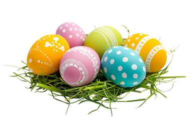 Adorable Easter Egg Hunt Game Board for Family Fun Isolated on Transparent Background PNG.
