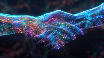 Depiction Of A Professional Handshake