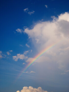 Summer nature weather sky rainbow landscape