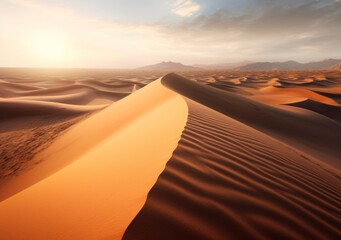 Fototapeta na wymiar Eternal Sands: Wander through the timeless beauty of endless deserts, where shifting dunes create a mesmerizing landscape.