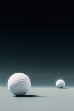 Two golf balls