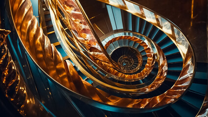 chic swirl staircase spiral fantasy
