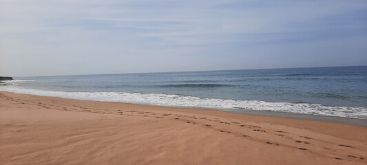 beach in the morning
