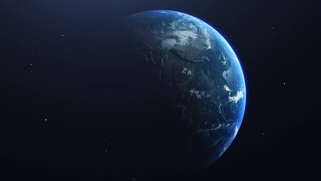 Cinematic Planet Earth Region Reveal China Asia Zoom in 4k ProRes 422 HQ