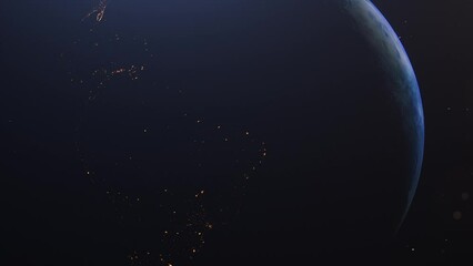 Cinematic Planet Earth Region Reveal North Africa Sunrise 4k ProRes 422 HQ