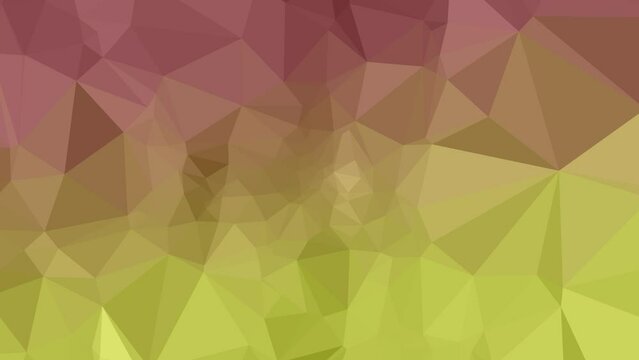 Mesmerizing Spiral Dance: Energetic Low Poly Triangle Motion Extravaganza with Vibrant Patterns