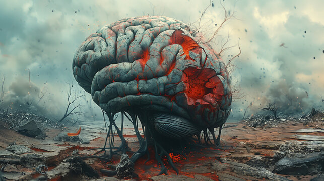 Cerveau ab&icirc;m&eacute; ou cass&eacute; : probl&egrave;mes c&eacute;r&eacute;braux, cognitifs et neurologiques comme l'&eacute;pilepsie, un AVC ou une tumeur qui emp&ecirc;che la m&eacute;moire, la lecture, l'&eacute;quilibre, la cognition, etc.