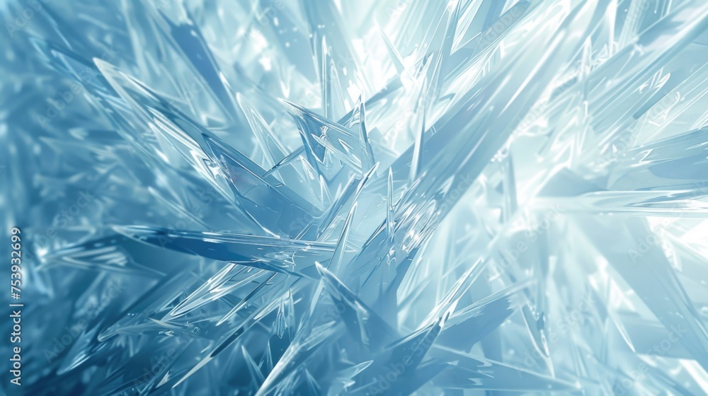 Aufkleber pale blue abstract background or screensaver on pc with sharp lines. ai generative.
