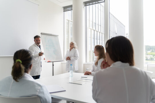 Discussion At Medical Consultation Indoors