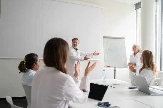 Applauses At Medical Consultation