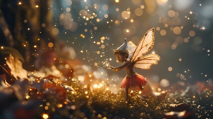 With a mischievous wink, the tiny fairy-like character flits through the studio, sprinkling...