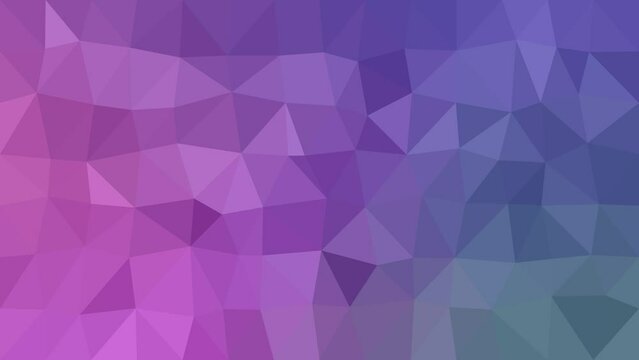 Low Poly Grid Dynamics: Energetic Triangles in Abstract Motion Background