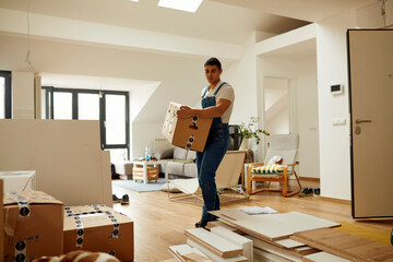 Moving into the apartment in progress