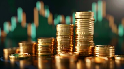 concept of profit on stock or cryptocurrency investment, profit, ROI, bitcoin, return on investment.