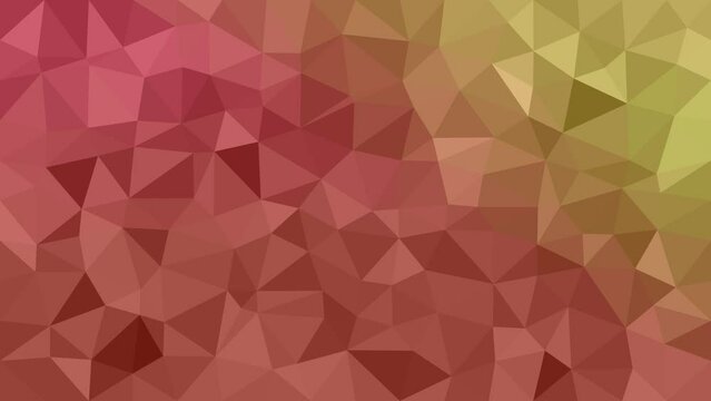 Vibrant Geometric Background: Energetic Low Poly Triangle Grid in Motion