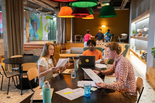 Many People Busy In Co-working 