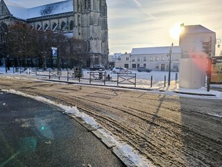 Route enneigée