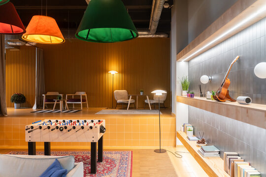 Cozy Design Lounge Room At Coliving