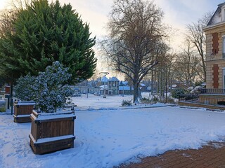 Parc enneigé
