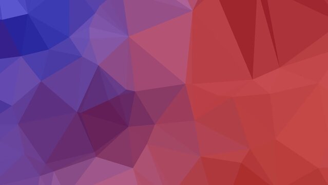 Vibrant Speedways of Color: Dynamic Motion Patterns with Low Poly Triangles Across the Cinematic Screen