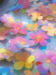 background with flowers