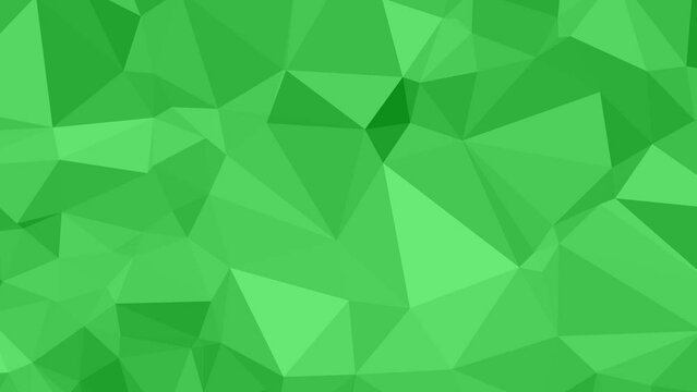 Cinematic Motion Harmony: A Mesmerizing Ballet of Dynamic Low Poly Triangles Across the Screen