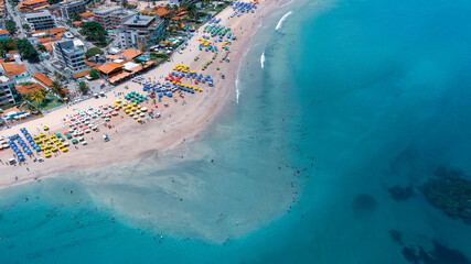 Porto de Galinhas is known for its white sand beaches, natural pools filled with fish, reefs, and...
