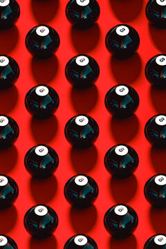 Oracle 8-Ball Pattern Background